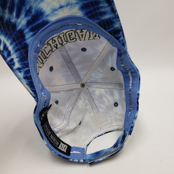 Robin Ruth Michigan Tie-Dye Cap Blue White Trucker Hat Adjustable Unisex - Picture 10 of 12